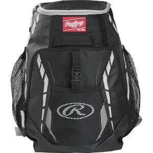 NEW RAWLINGS youth r400 player backpack in black